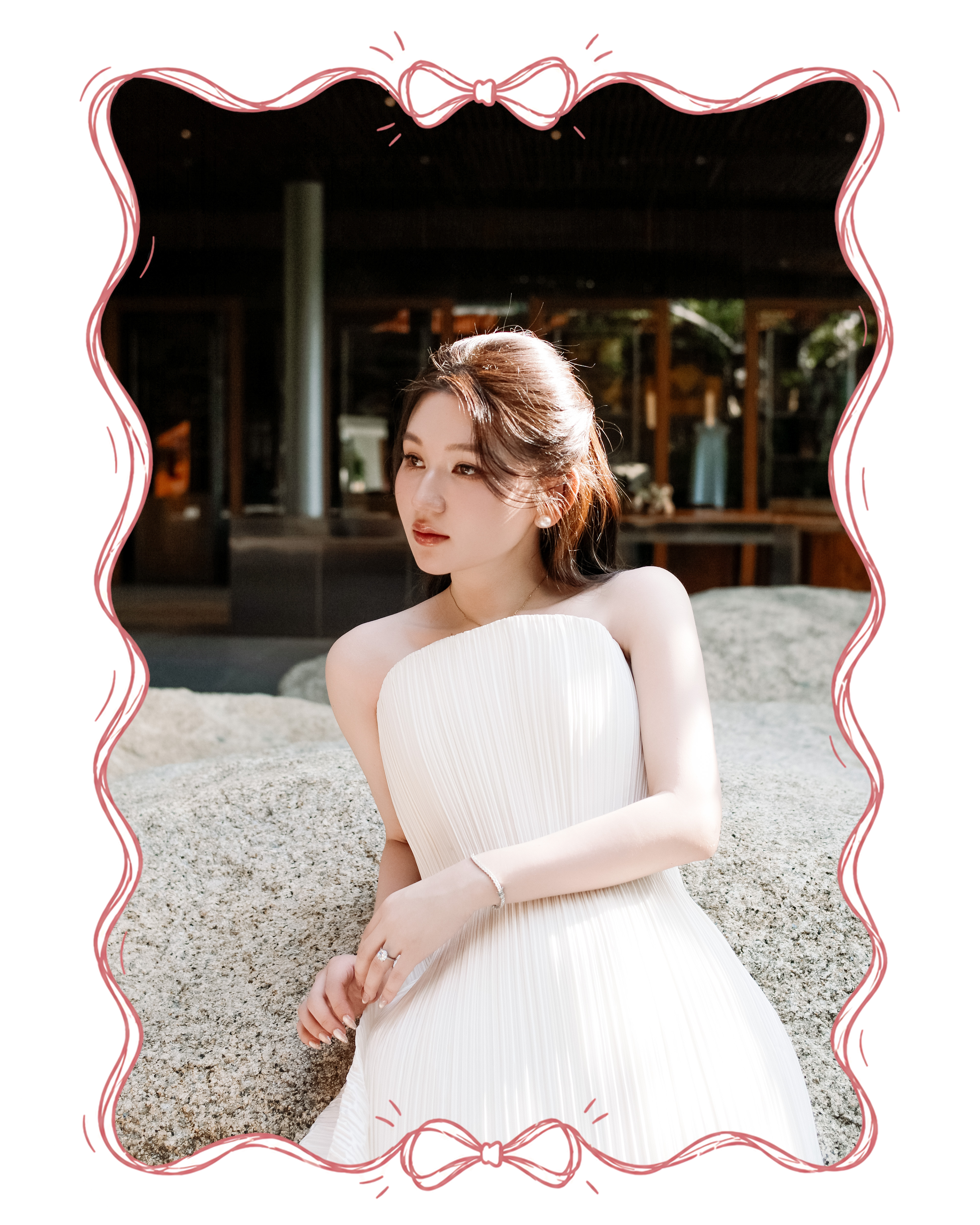 Portrait of the bride Nguyen Le Thien Kim